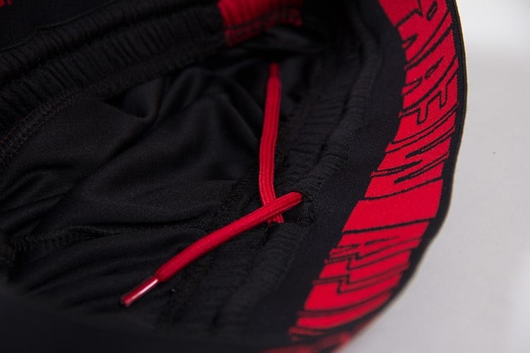 Shelby Shorts - Black/Red - Detail