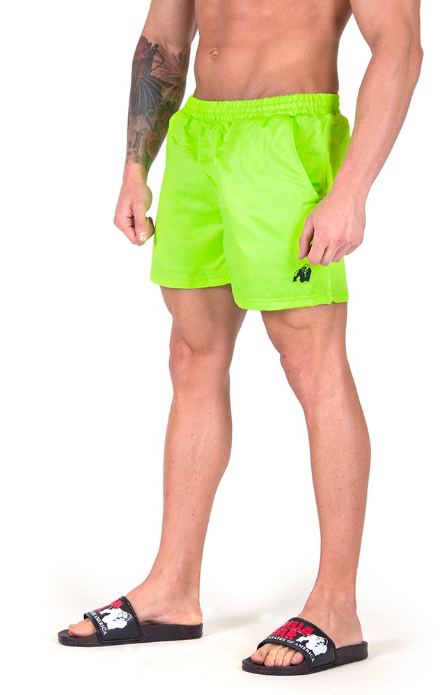 Miami Shorts - Neon Lime Gorilla Wear