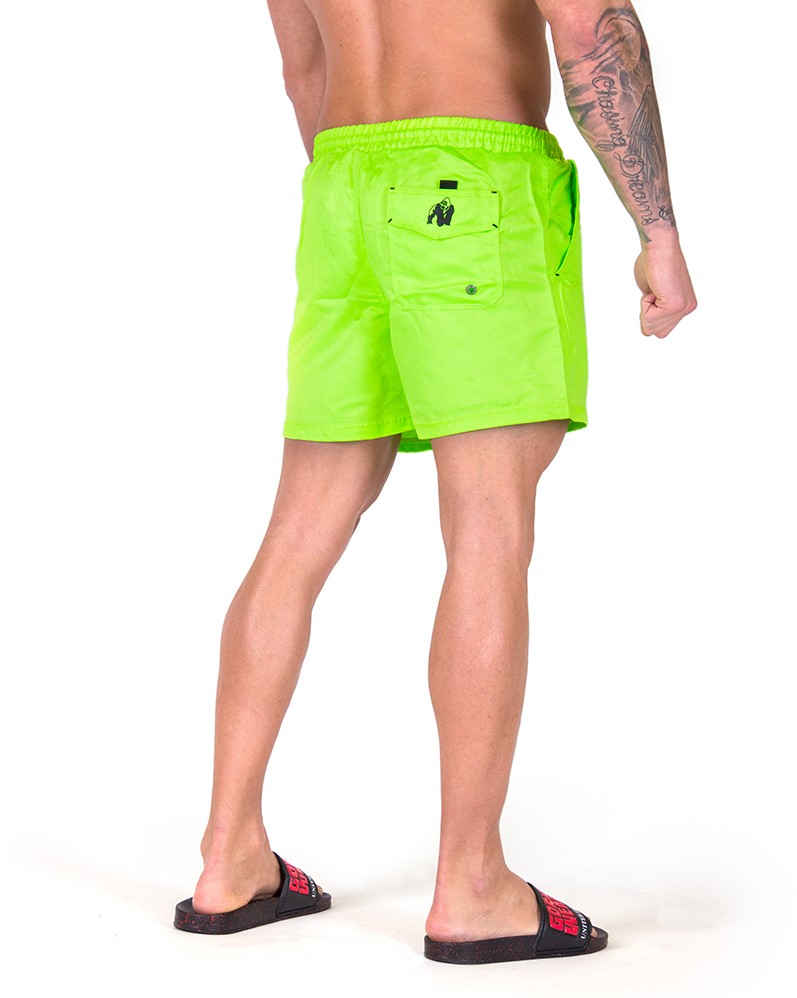 Miami Shorts - Neon Lime Gorilla Wear