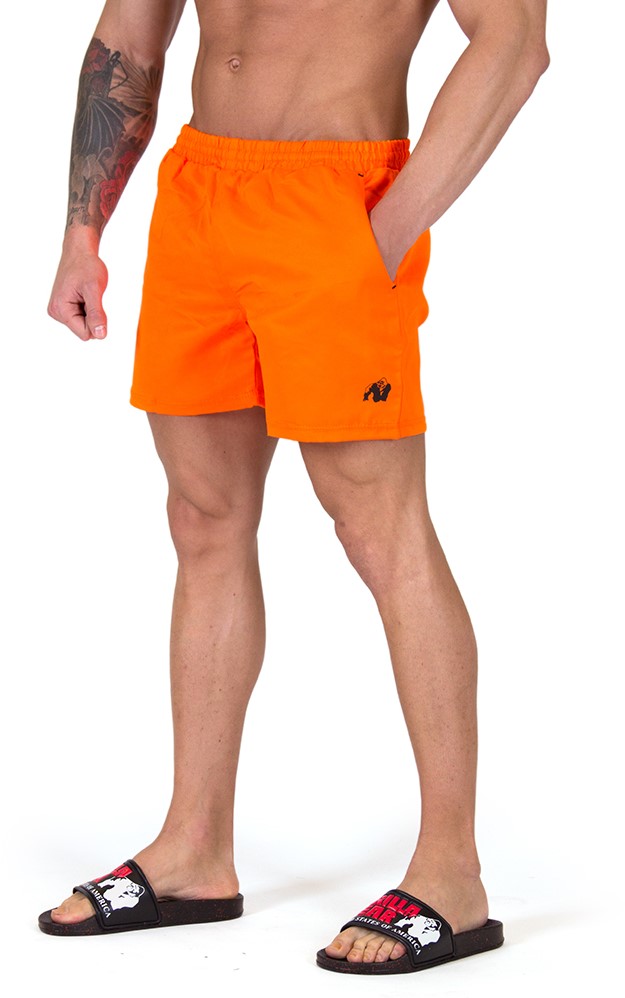 Miami Shorts - Neon Orange Gorilla Wear