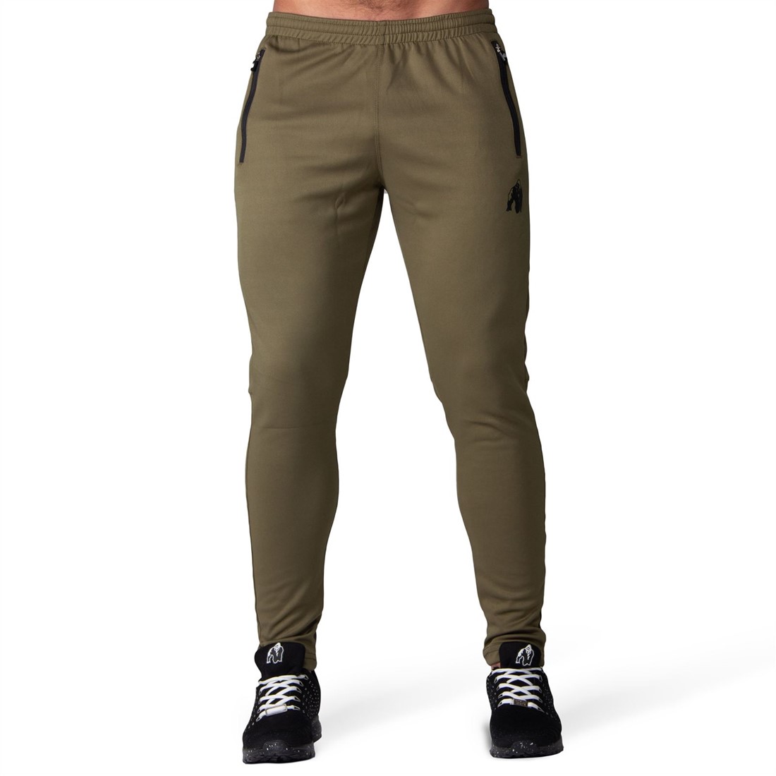 army green track pants