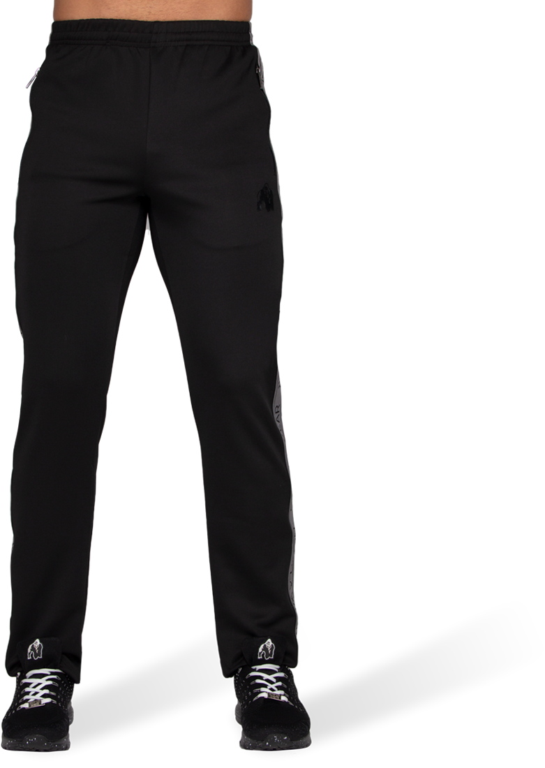 Wellington Track Pants Black Gorilla Wear