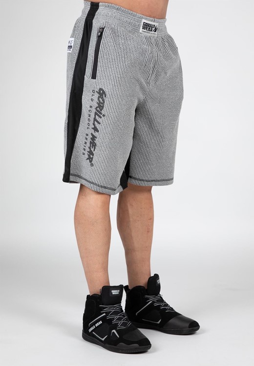 Augustine Old School Shorts - Gray - L/XL Gorilla Wear