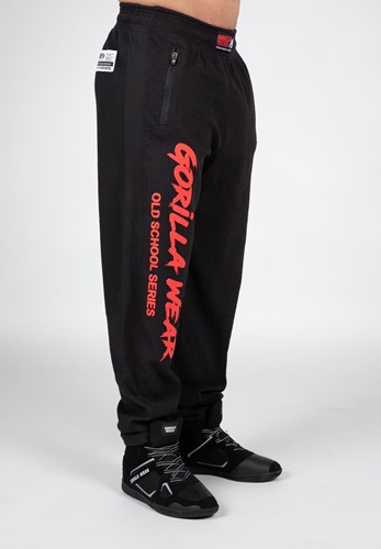 Augustine Old School Pants - Black/Red - S/M