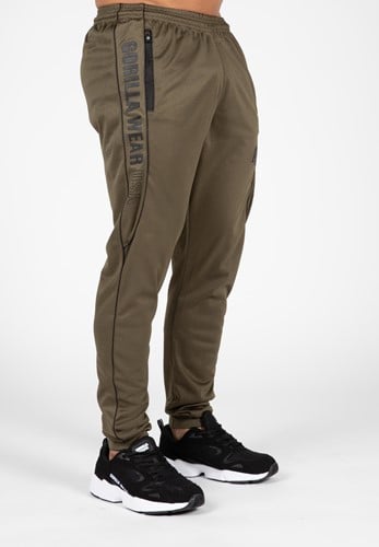 Branson Pantalon de Sport - Vert Armee/Noir