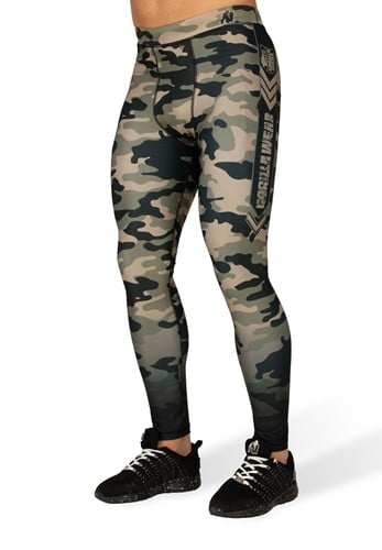 Franklin Heren Tights - Legergroen Camo