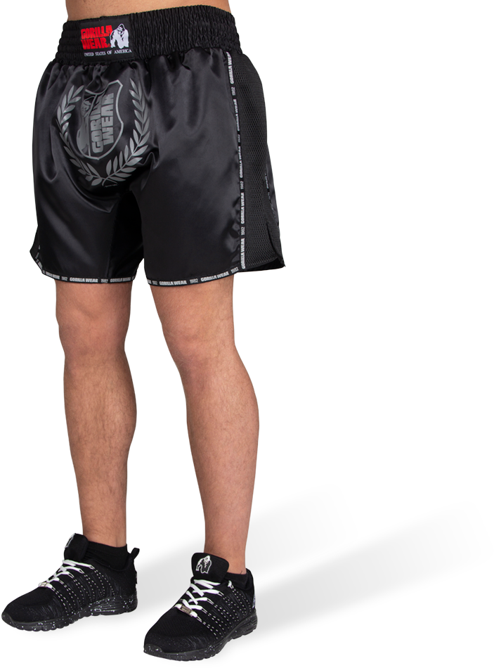 Murdo Thai / Shorts Black/Gray Gorilla Wear