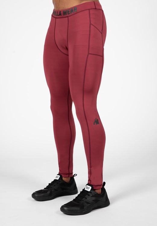 Smart Tights - Burgundy Red - 3XL