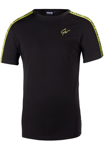 Chester T-shirt - Black/Yellow Gorilla Wear
