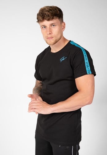Chester T-Shirt - Schwarz/Blau