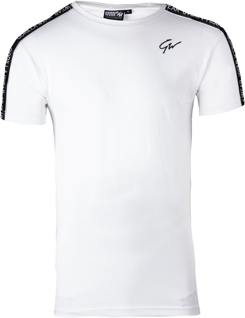 Chester T-shirt - White/Black Gorilla Wear