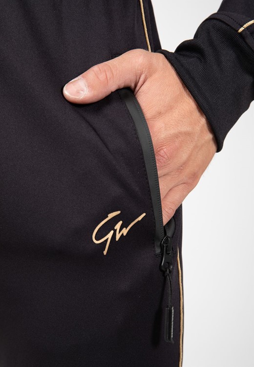 Wenden Shorts Black/Gold Detail