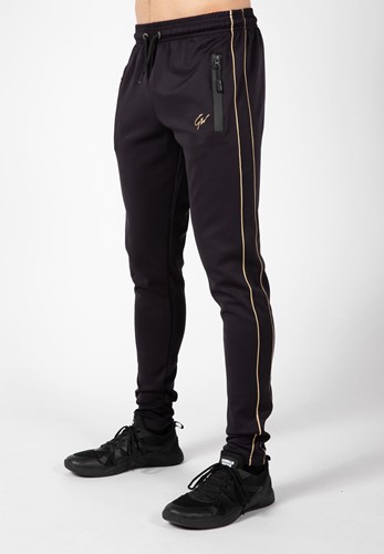 Wenden Pantalon De Chandal - Negro/Oro