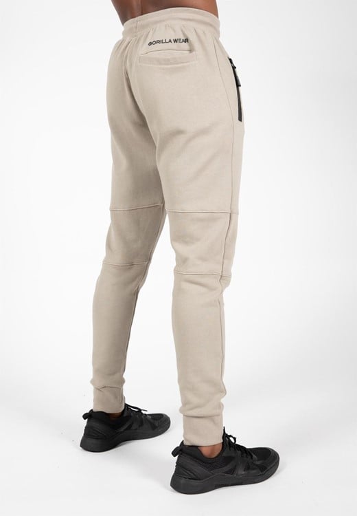 Newark Pants beige achterkant