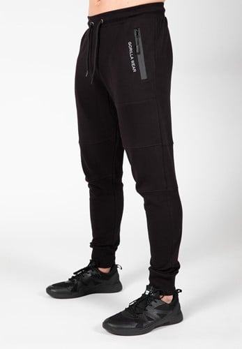 Pantalón Chándal Fitness Largo Mujer GORILLA WEAR Marion Negro