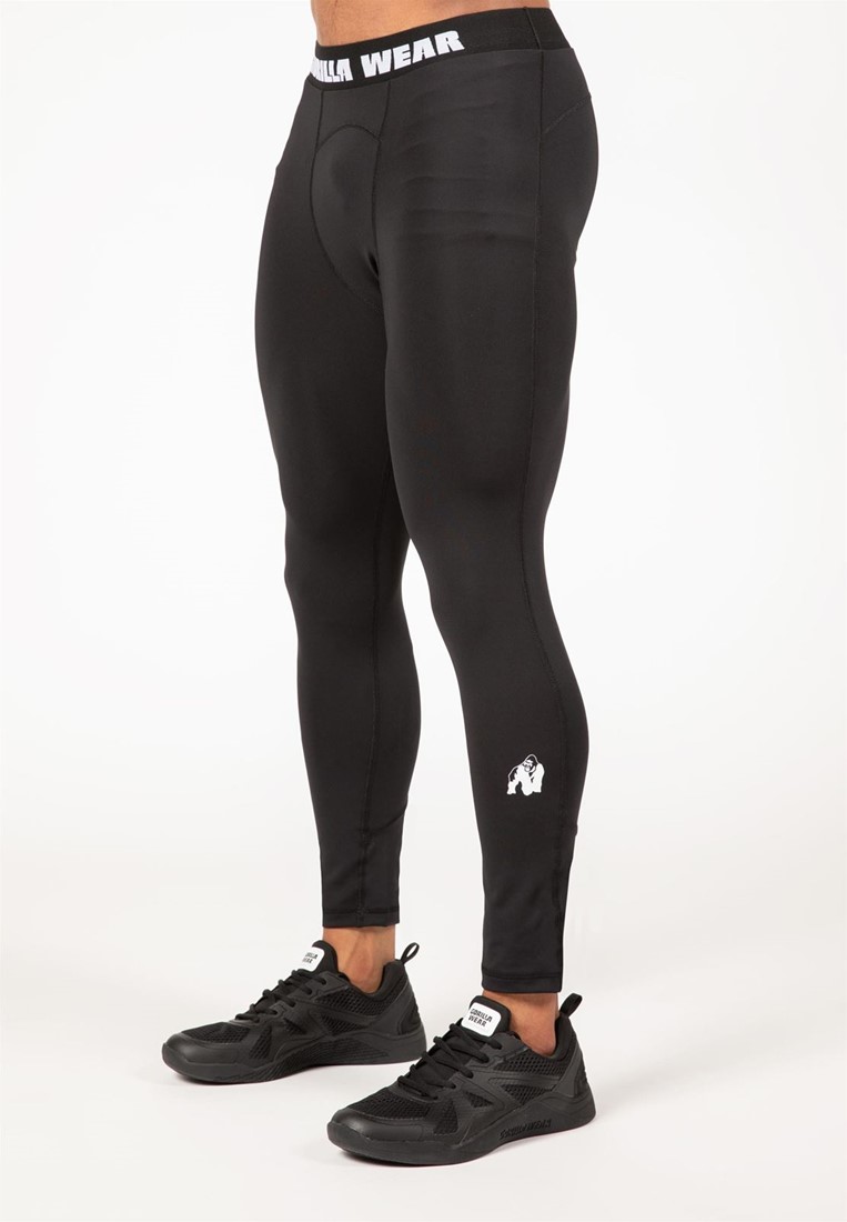 Columbus Heren Tights - Zwart - S Gorilla Wear