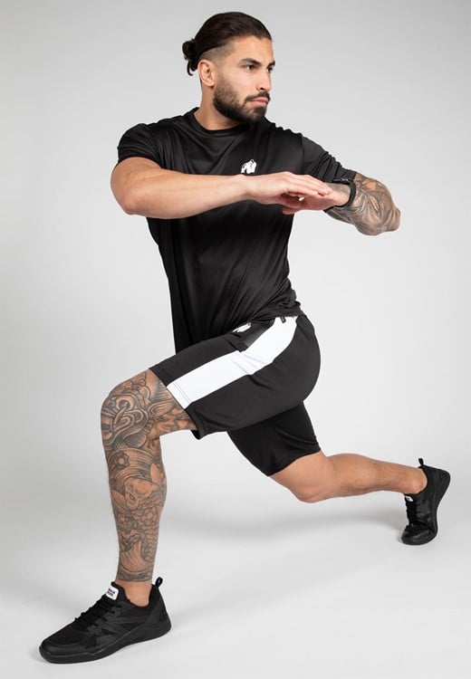 Benton Track Shorts Black
