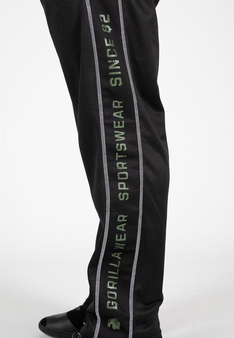 Functional Mesh Pants - Black/Green Gorilla Wear