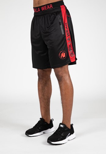 Atlanta Pantalon Corto - Negro/Rojo