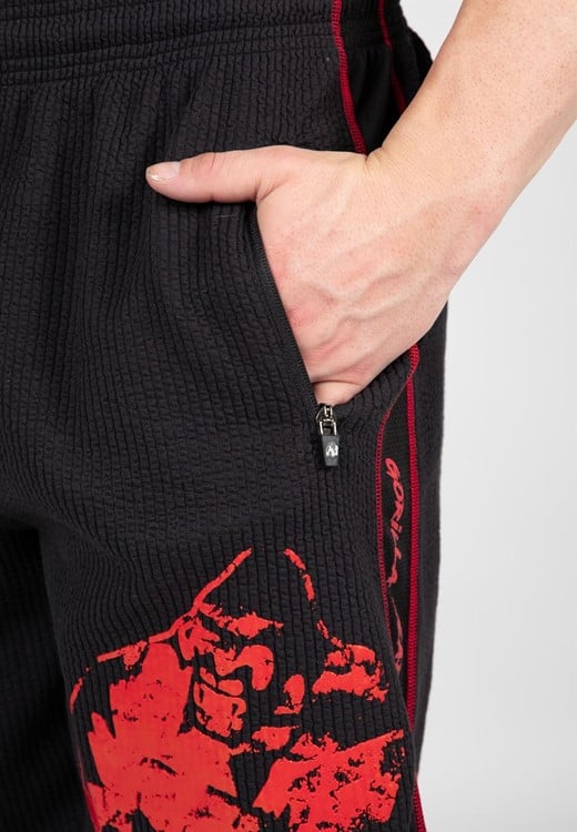 Buffalo Workout Shorts Black/Red