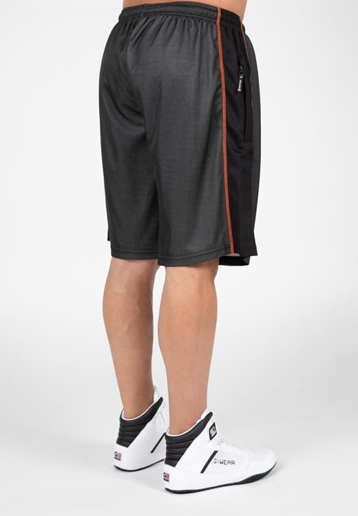 Wallace Mesh Shorts Gray/Orange