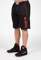 Wallace Mesh Shorts - Black/Red - S/M