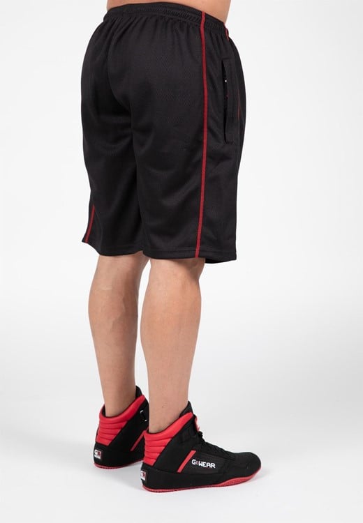 Wallace Mesh Shorts Black/Red