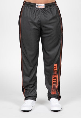 Wallace Mesh Pantalon de Sport - Gris/Orange 