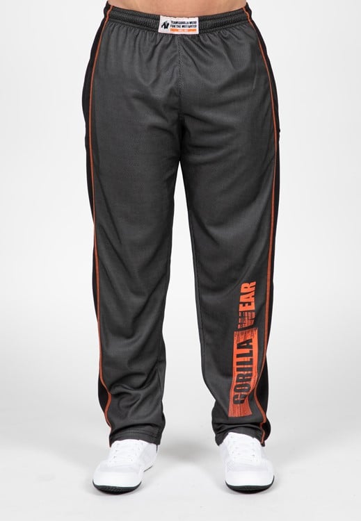 Wallace Mesh Pantalon de Sport - Gris/Orange - S/M