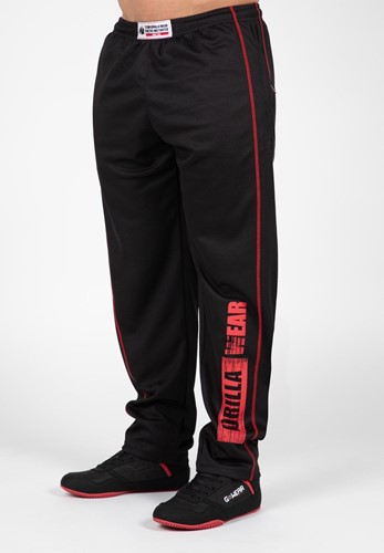 Wallace Mesh Pantalon De Chandal - Negro/Rojo