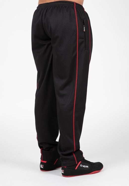 Wallace Mesh Pants Black/Red