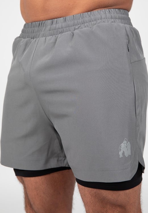 Cortez 2-In-1 Shorts Anthracite
