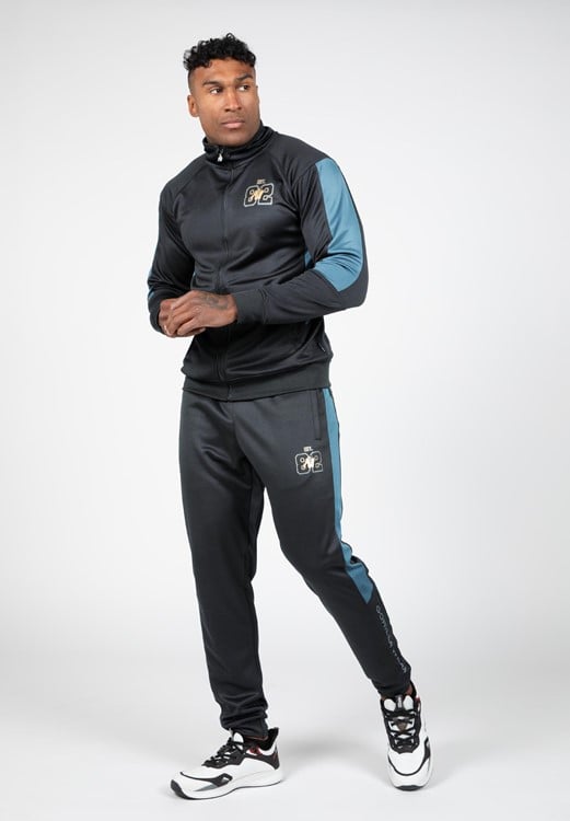 Devon Track Pants Gray/Blue