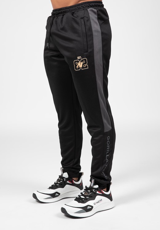 Devon Pantaloni Da Allenamento - Nero/Grigio - S