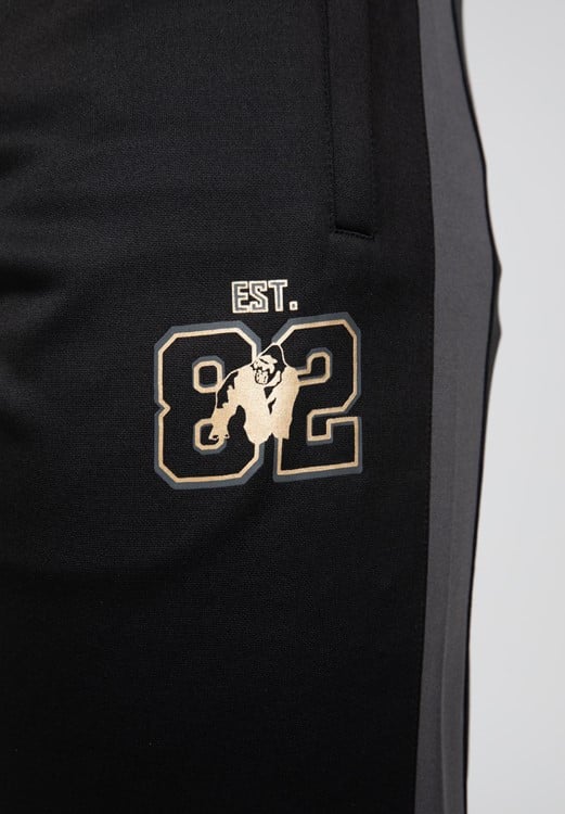 Devon Track Pants Black/Gray