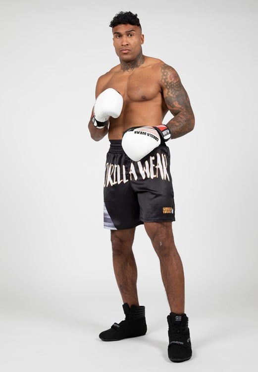 Clayton Boxing Shorts - Black/Gold