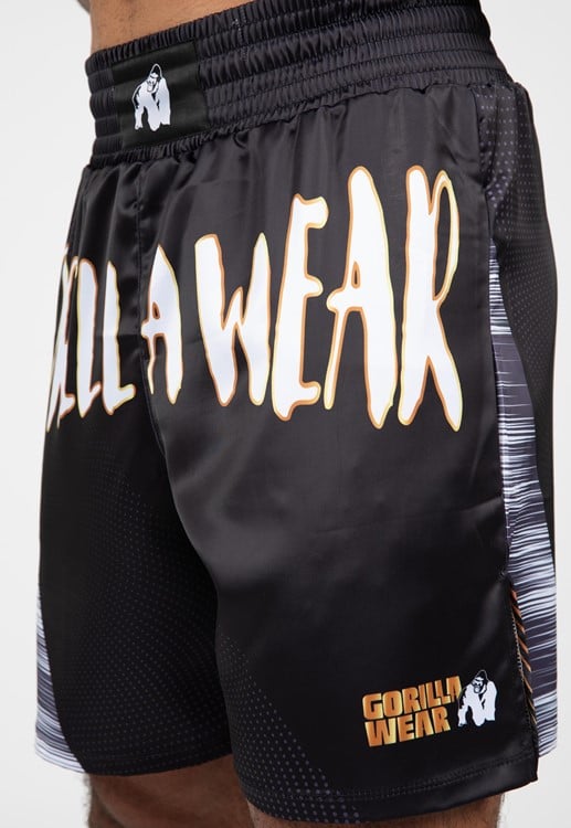 Clayton Boxing Shorts - Black/Gold