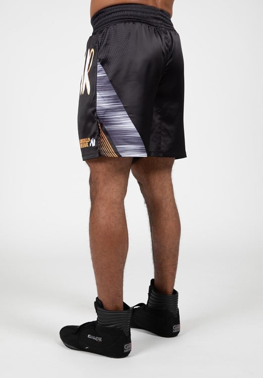 Clayton Boxing Shorts - Black/Gold