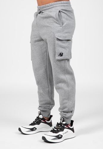 Hudson Pantalones Cargo de Felpa - Gris Melange