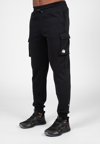 Hudson Cargo-Sweatpants - Schwarz