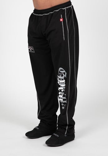 Marlow Pantaloni Da Allenamento In Rete - Nero/Grigio