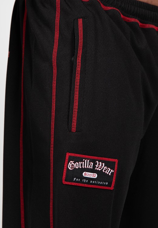 Marlow Mesh Shorts Black/Red