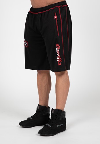Marlow Mesh Pantalon Corto - Negro/Rojo