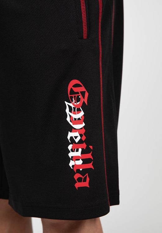 Marlow Mesh Shorts Black/Red