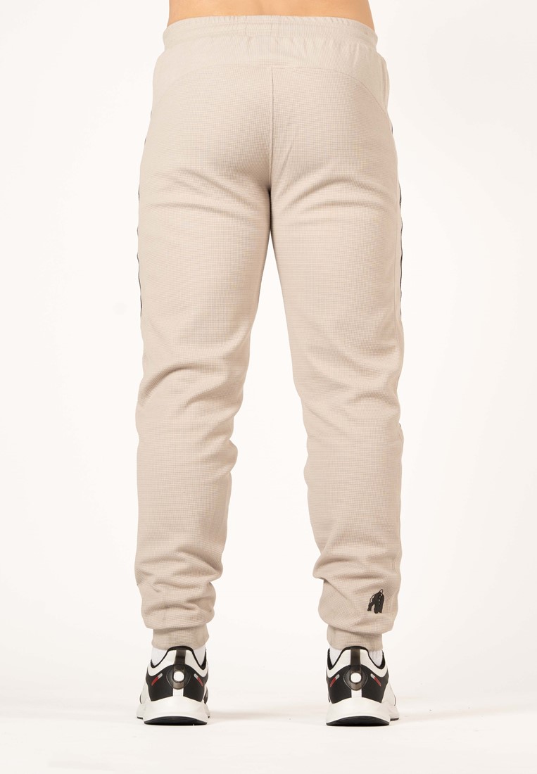 Harvey Track Pants - Beige - 4XL Gorilla Wear