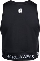 Colby Cropped Tank Top Black