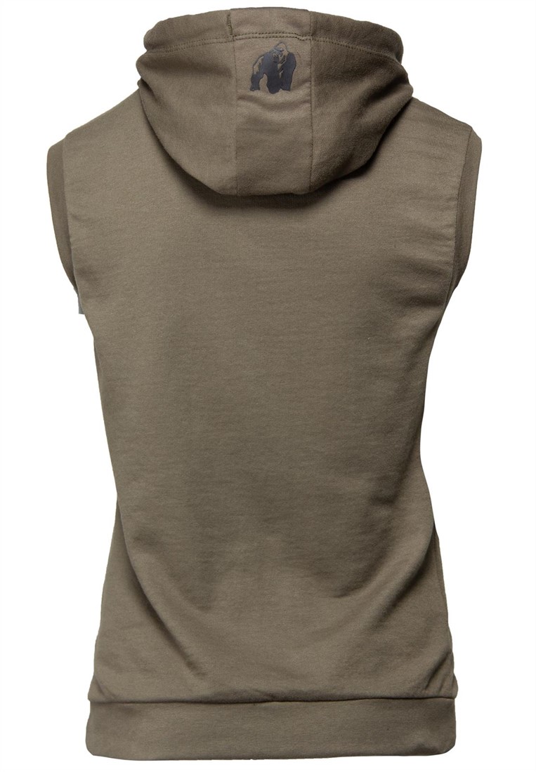 browns sleeveless hoodie