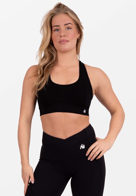 Yava Seamless Sports Bra - Black - XS/S