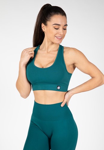 Yava Reggiseno Sportivo Senza Cuciture - Verde