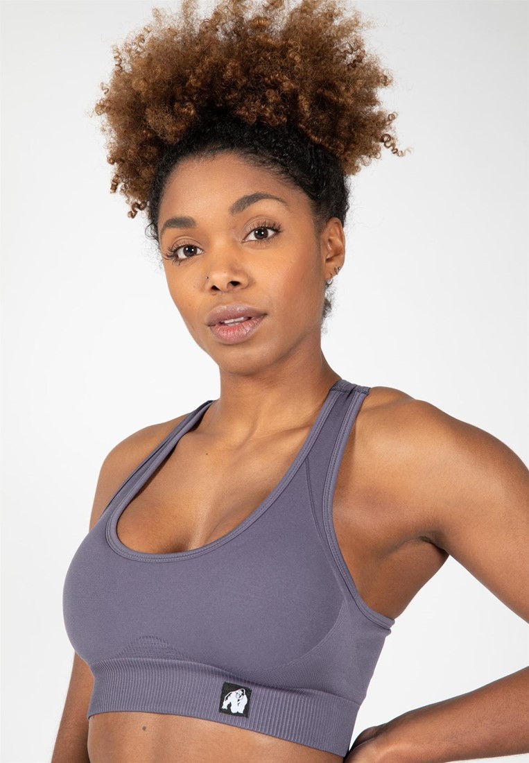 Seamless sports bra - Grey - Ladies